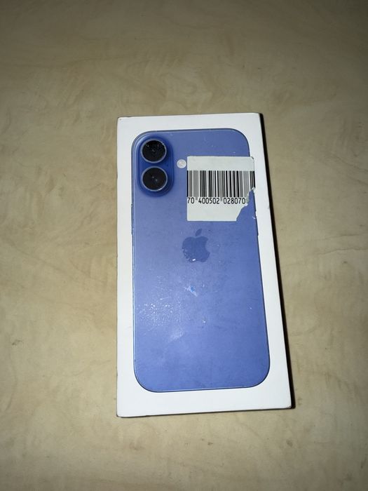 Новый iPhone 16 128GB Ultramarine Neverlock