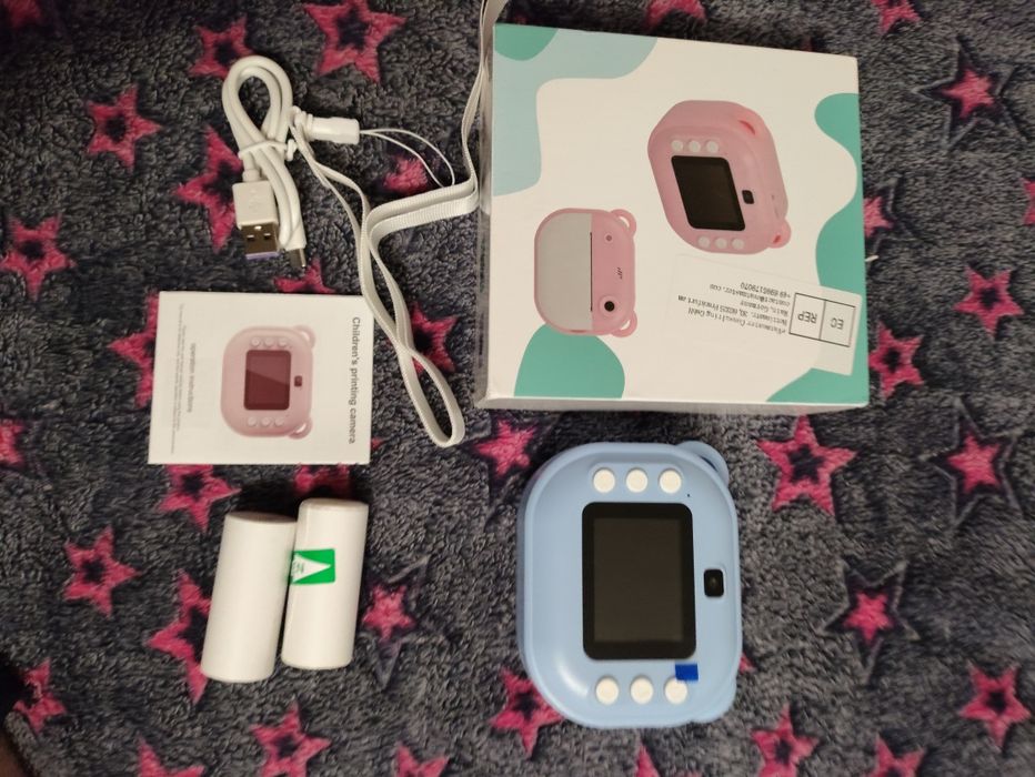 Сучасний полароїд камера  принтер миттевого друку +3 рулони