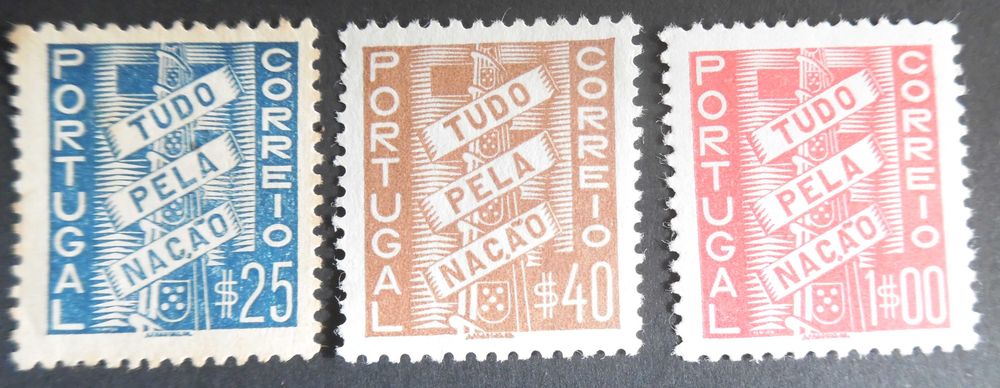 Selos Portugal 1935/1941- Tudo pela Nação NOVOS