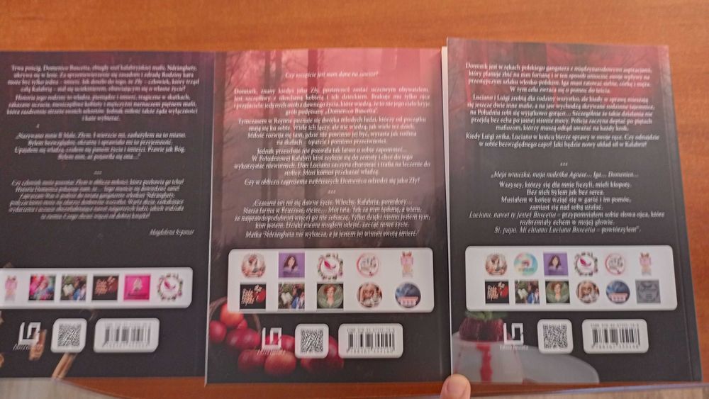 TRYLOGIA ZŁY (Kalabria), Helena Leblanc - 3 nowe książki/autograf