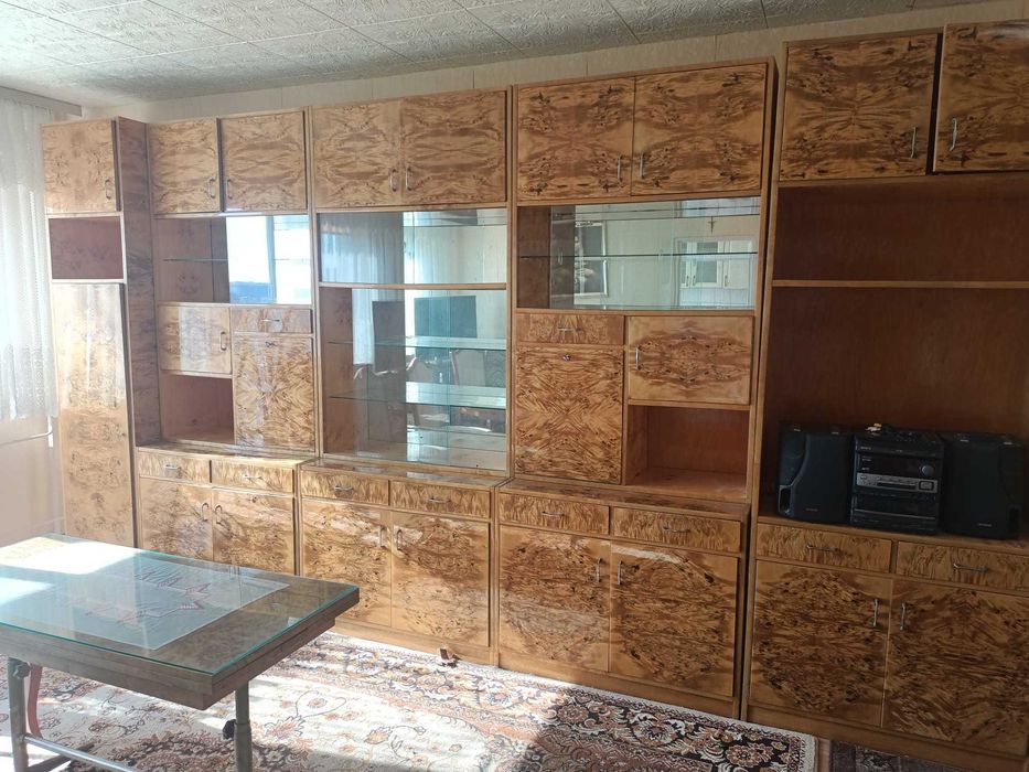 Meblościanka + stół - styl PRL