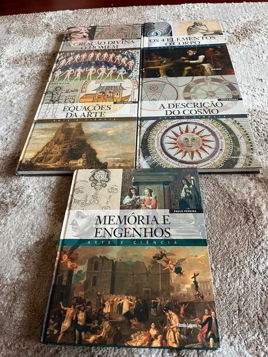 Coleção "Arte e Ciência na História do Ocidente", 5 Volumes -> NOVA