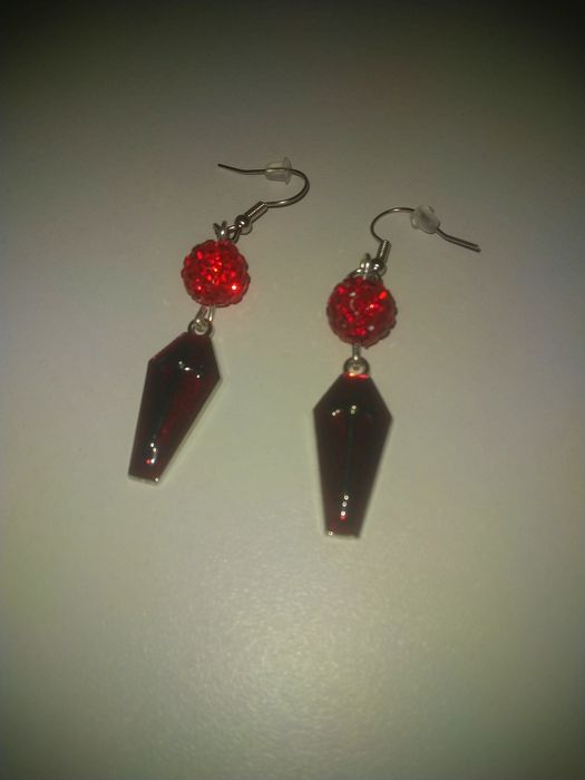 Kolczyki Gothic - trumny