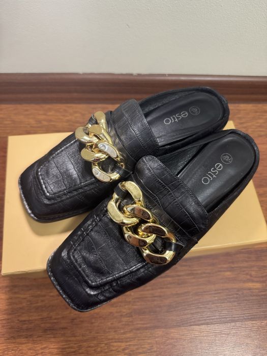 Мюлі шкіряні Estro