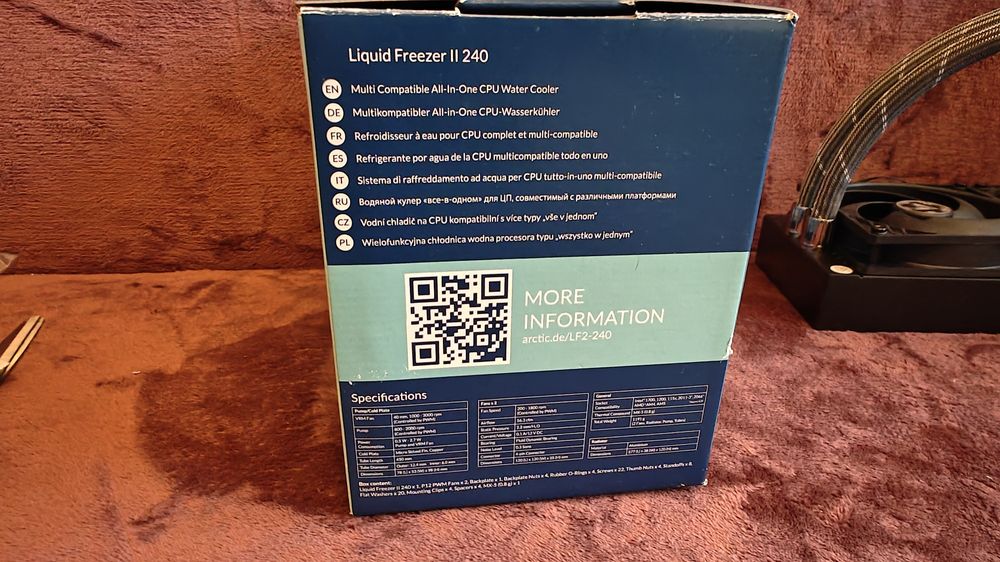 Arctic Liquid Freezer II 240  chłodzenie wodne