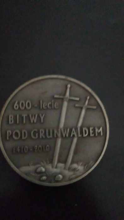 Medal pamiątkowy Bitwa Pod Grunwaldem z 2010 roku