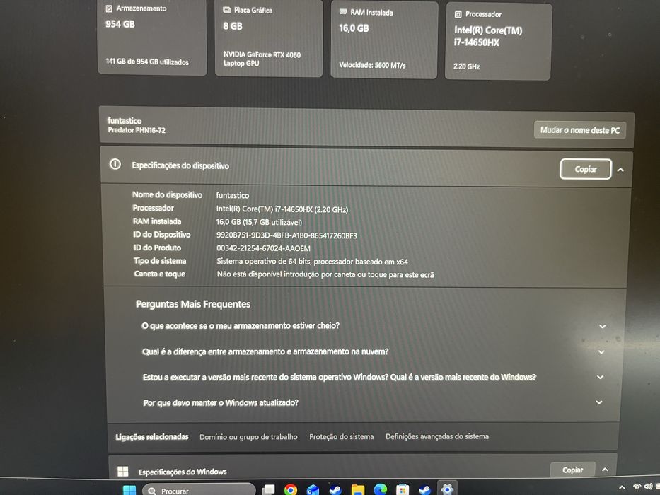 Acer Predator Helios Neo 16