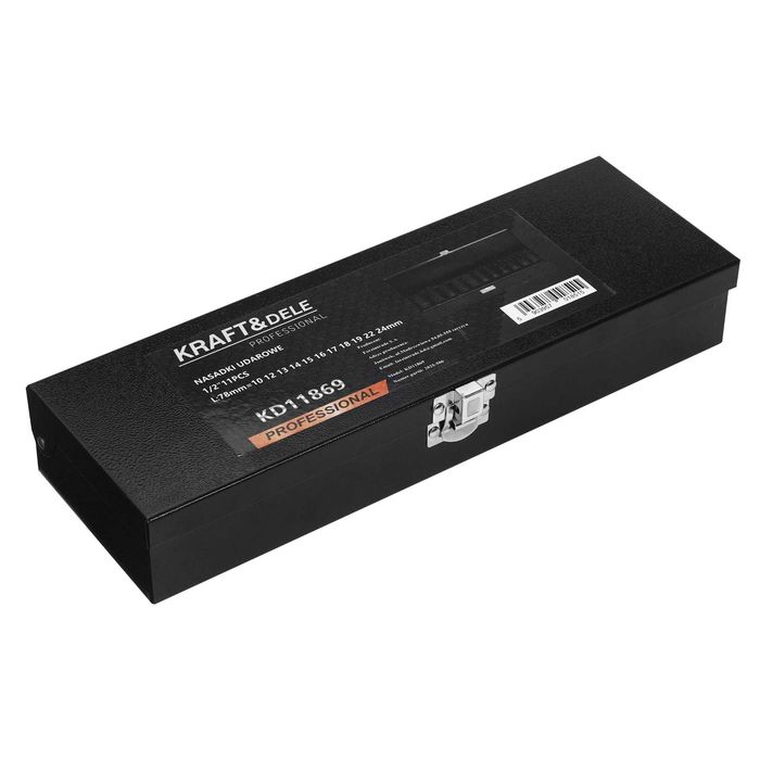Profesjonalny zestaw nasadek udarowych Nasadki udarowe 1/2" KD11869