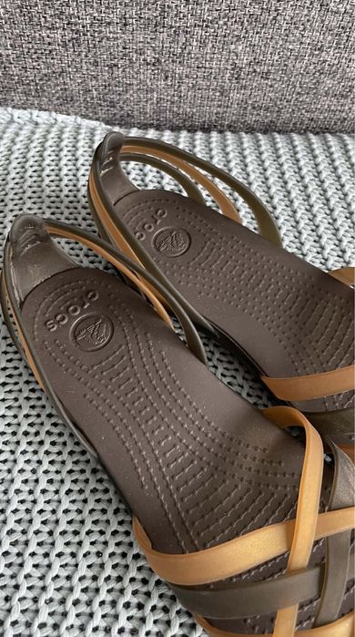 Crocs sandały huarache flat brązowe W6 36/37