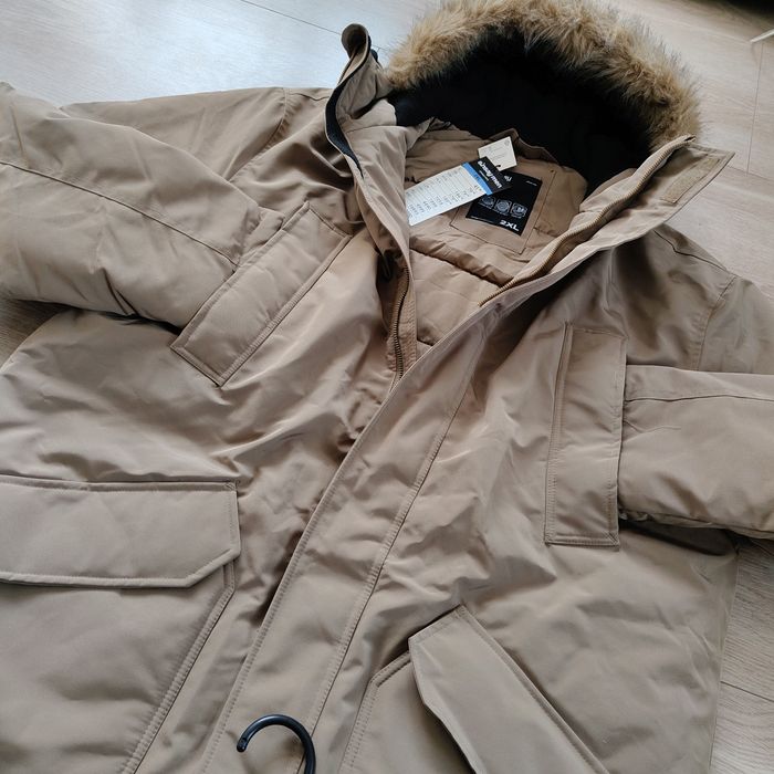 Kurtka zimowa parka męska z kapturem XXL