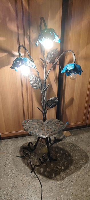 Lampa vinted kuta retro stolik antyk nocna ozdobna 230V