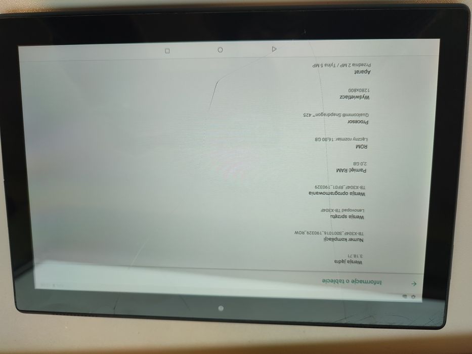 Tablet Lenovo TB-X304F