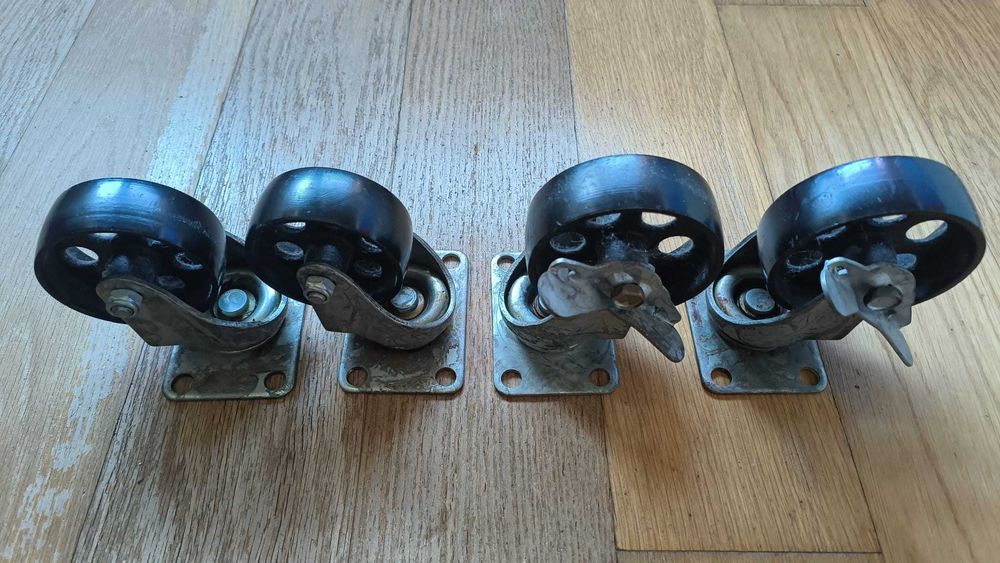 Rodas industriais para decoração de móveis