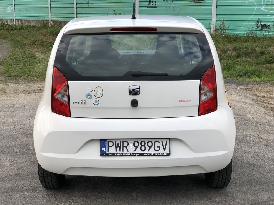Seat Mii 1,0 benzyna 2012 rok, zarejestrowany, ubezpieczony,