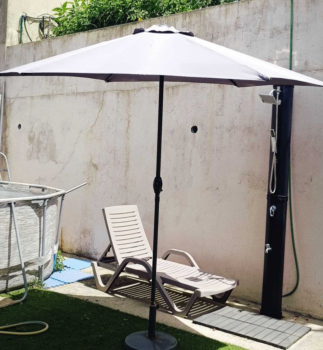 Chapéu de sol com base