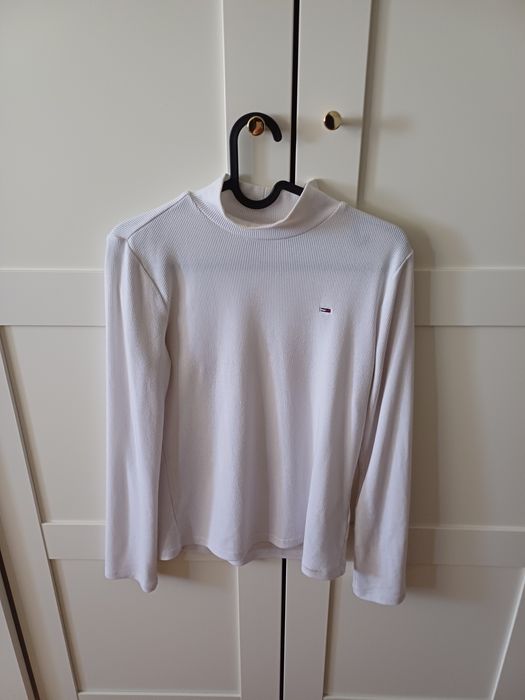 Sweter Tommy hilfiger bialy golf