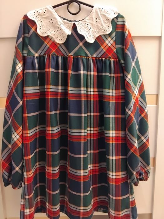 Сукня святкова  клетинка