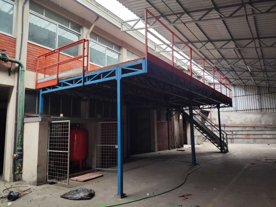 PLATAFORMA DE ARMAZENAMENTO INDUSTRIAL 10x5M