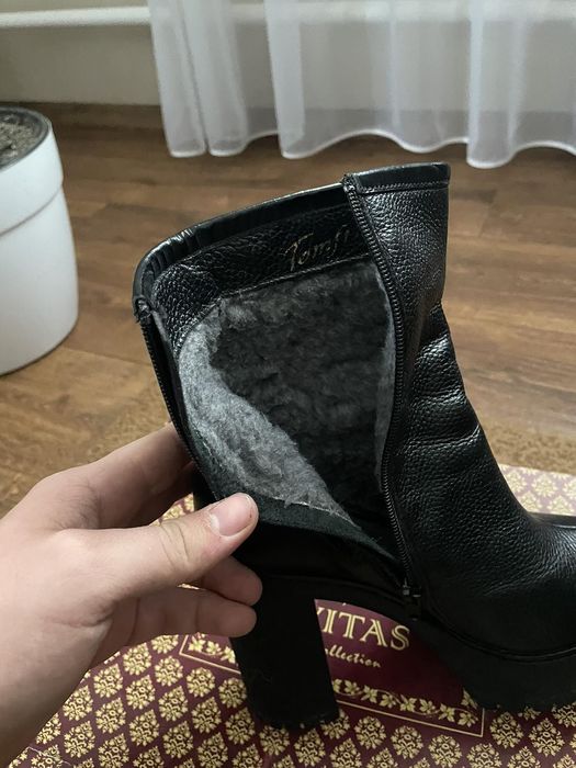 Зимние ботинки ботильоны