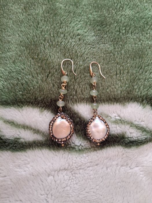 Кульчики з камінців