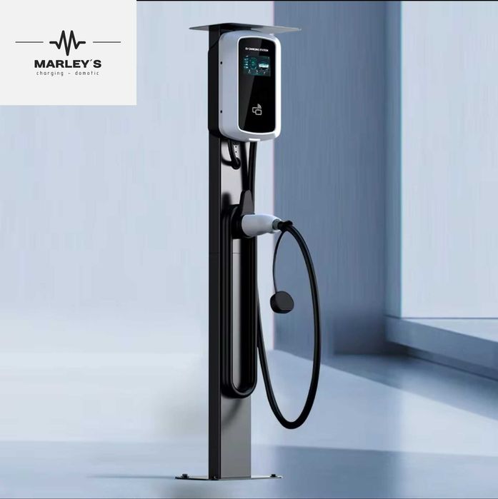 Poste Vertical para Wallbox/ Carregador eletrico - Universal  Exterior