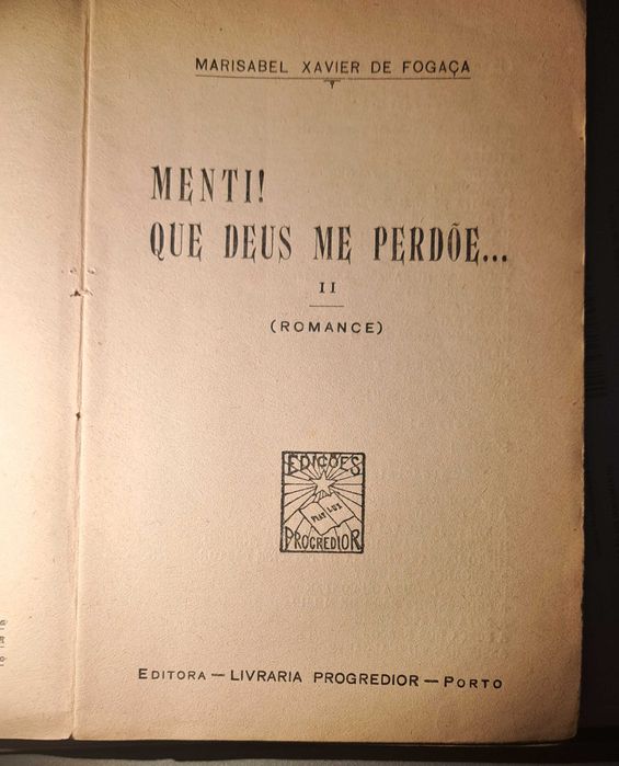 Xavier de Fogaça. Livro Antigo e Usado.