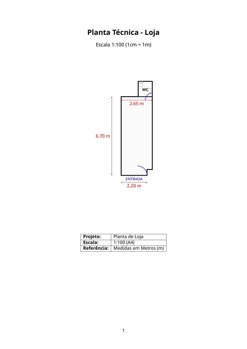 Loja no centro de Santa Maria da Feira – Excelente localização