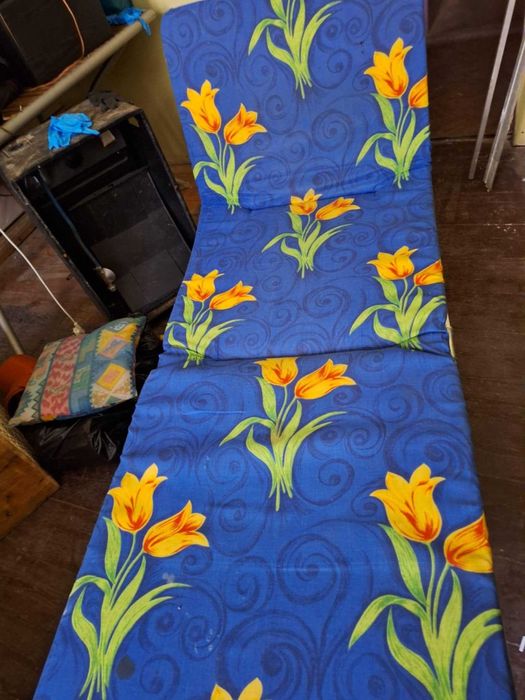 Leżaki /łożka polowe 2 szt niebieskie