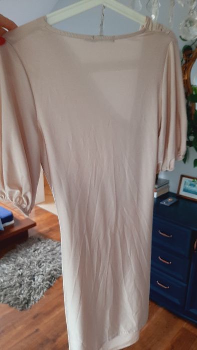 Sukienka boho beżowa rozmiar 34