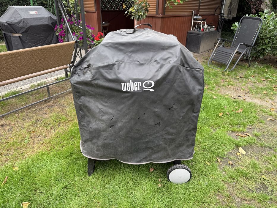 Weber Grill gazowy q300 kemping kamper pokrowiec lampka!