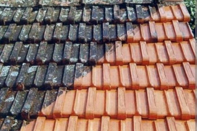 Limpeza de telhados caleiras, pátios e terraços