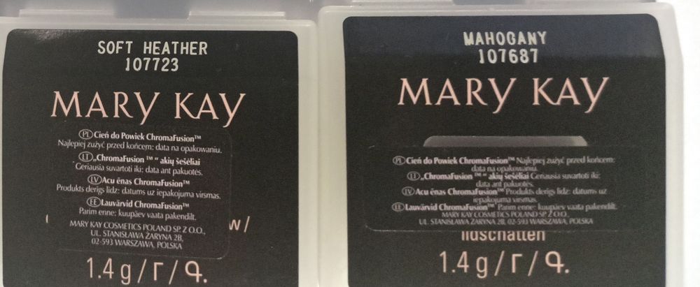 Mary Kay cienie do powiek technologia chromafusion