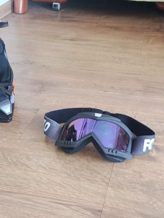 Мото шолом EDX чорно-помаранчевий у ідеальному стані!