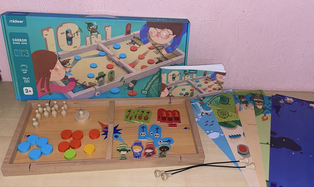 Дитячі пазли та настольна гра Mideer 10 в 1