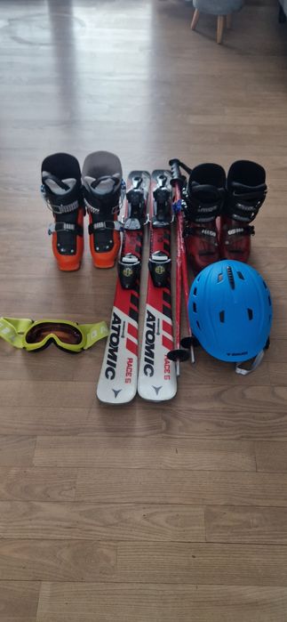 Zestaw narciarski Narty ,Butu,Kask,Gogle