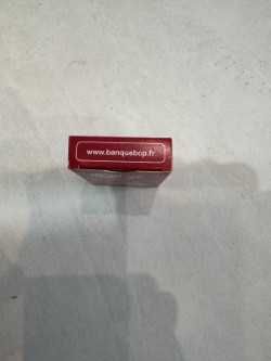 Baralho de cartas apresentado Banque BCP 54 cartas.