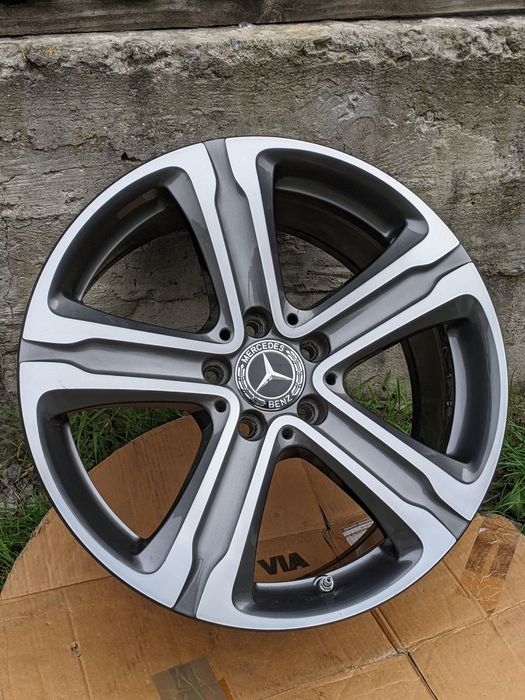 Темно сірі литі диски R18 Mercedes GLC GLE 166 Glk E clas w212 w213 V clas w447