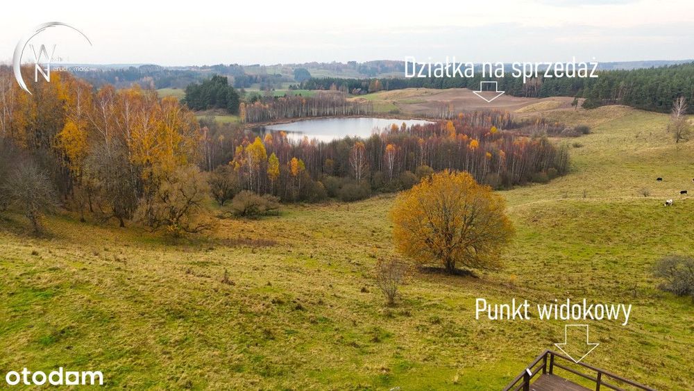 Działka nad jeziorem