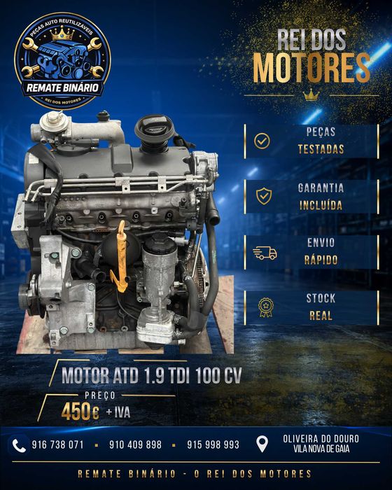 Motor  VW/SEAT/SKODA 1.9 TDI 100 CV ATD