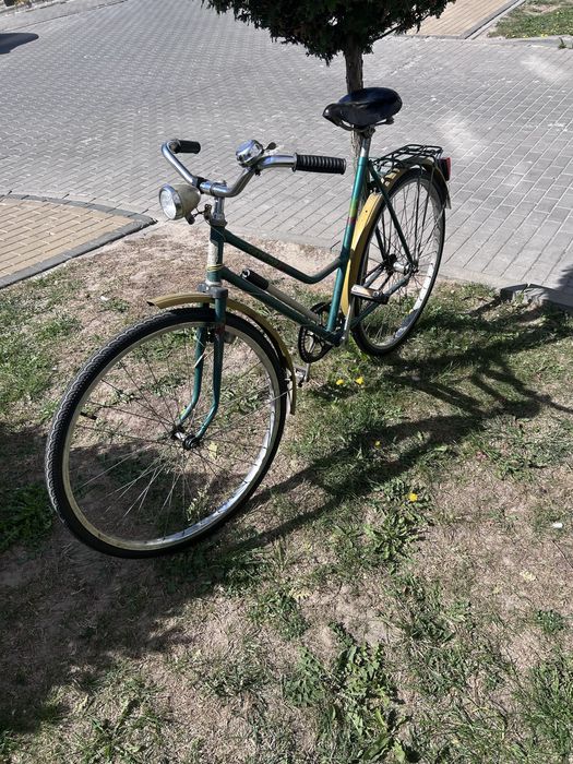 Stary rower miejski retro (damka)