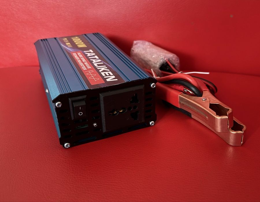 Инвертор преобразователь 1000w 1600w 12/220 чистый синус