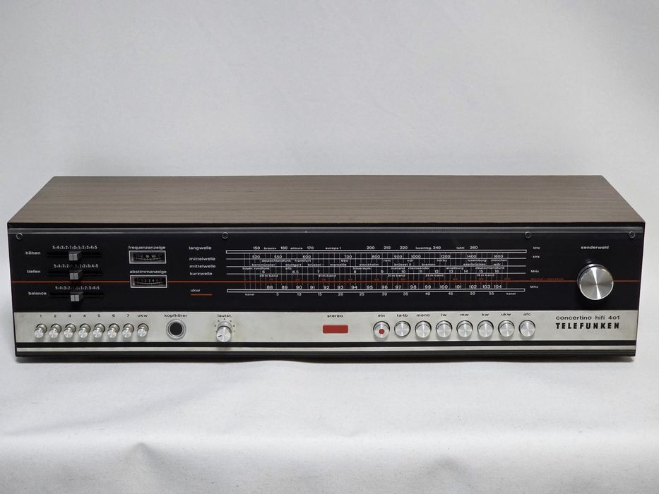 Receiver Vintage reparado Telefunken