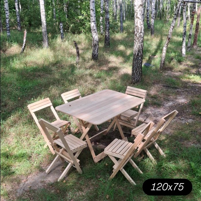 Розкладний набір садових меблів, розкладний стілець, столик для балкон