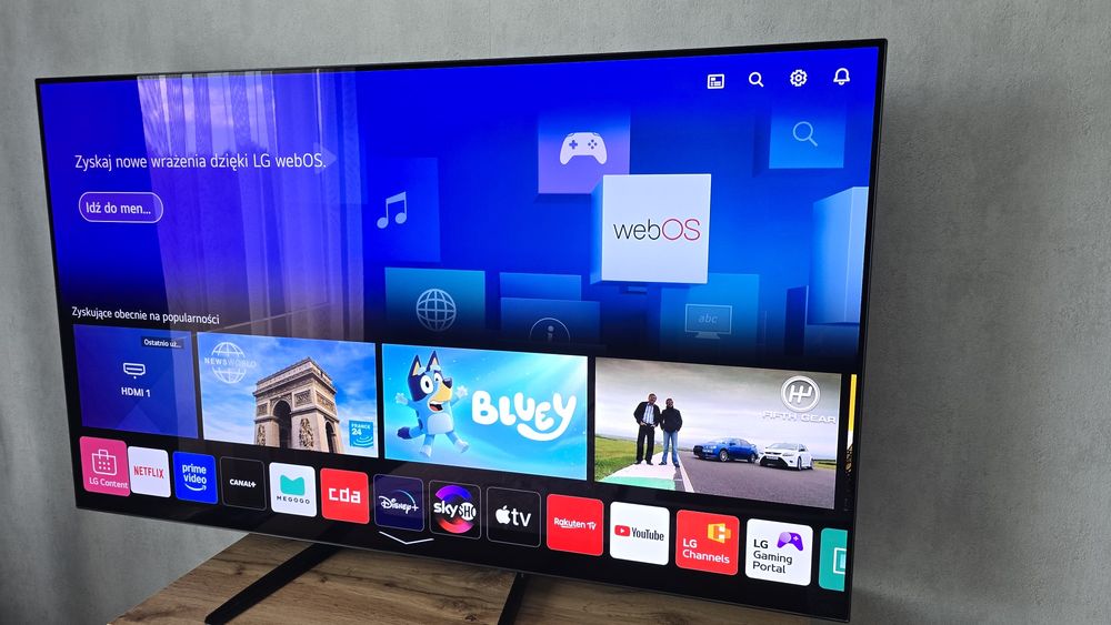 Telewizor OLED LG 55BX3LB po KALIBRACJI - minimalnie wypalony