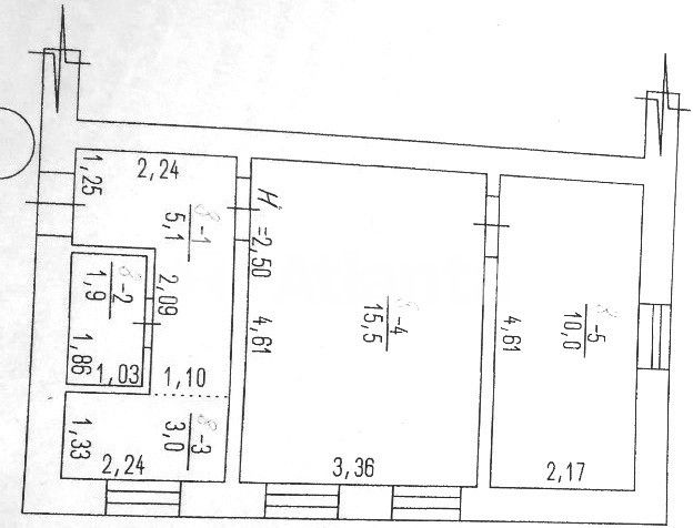 2-rooms apartment. .