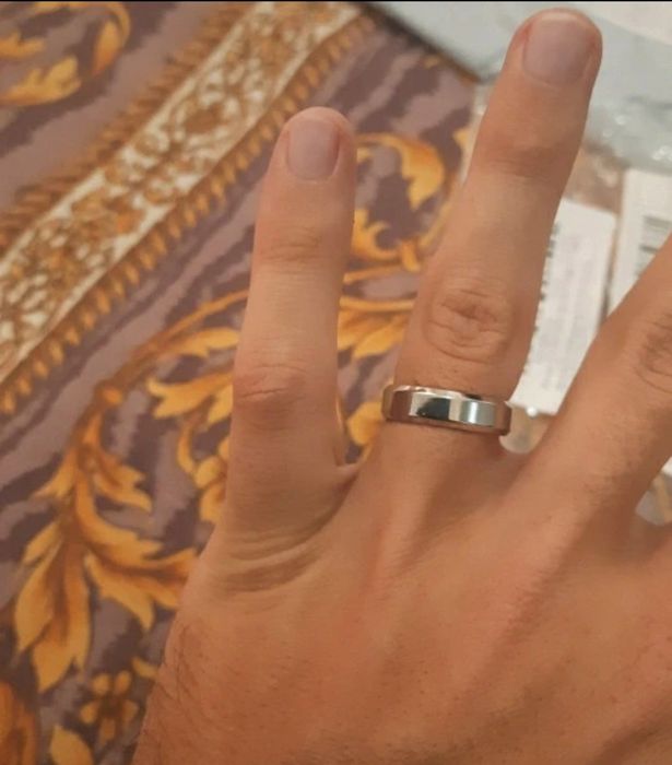 Anel Homem Aço Prateado