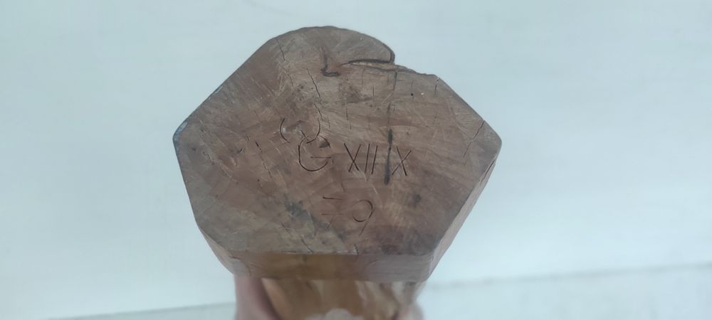 Figura Matka Boska Madonna Modlitwa Rzeźba Drewno sygnowana