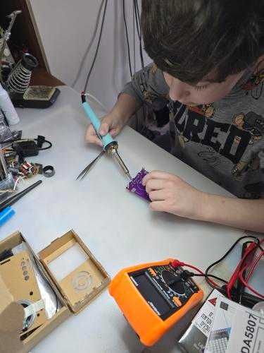 FM-радіо навчальний набір DIY KIT радіоприймач FM 87-108 МГц RDA5807S