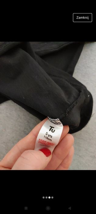 Koszulka czarna długi rękaw