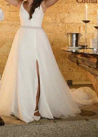 Vestido de noiva 2 em 1 - transformável